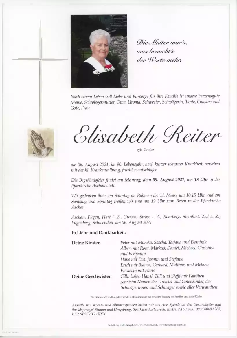 Parte von Elisabeth Reiter